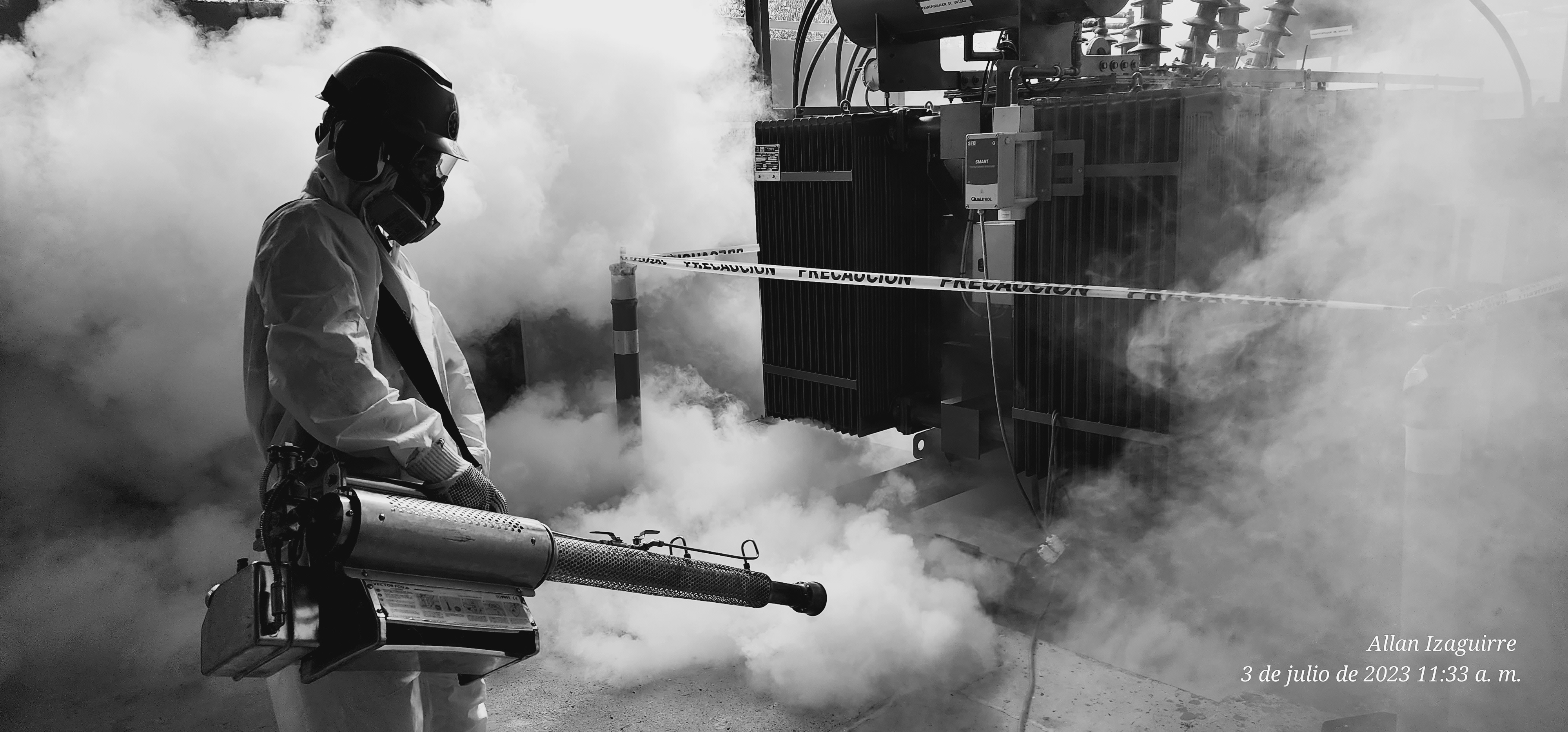 Técnico FUMIZA fumigación industrial